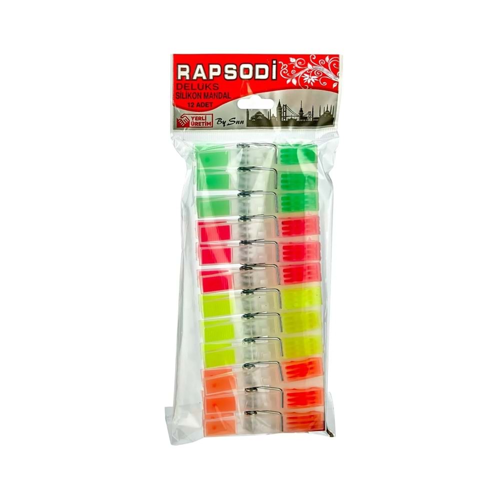 RAPSODİ SİLİKON MANDAL