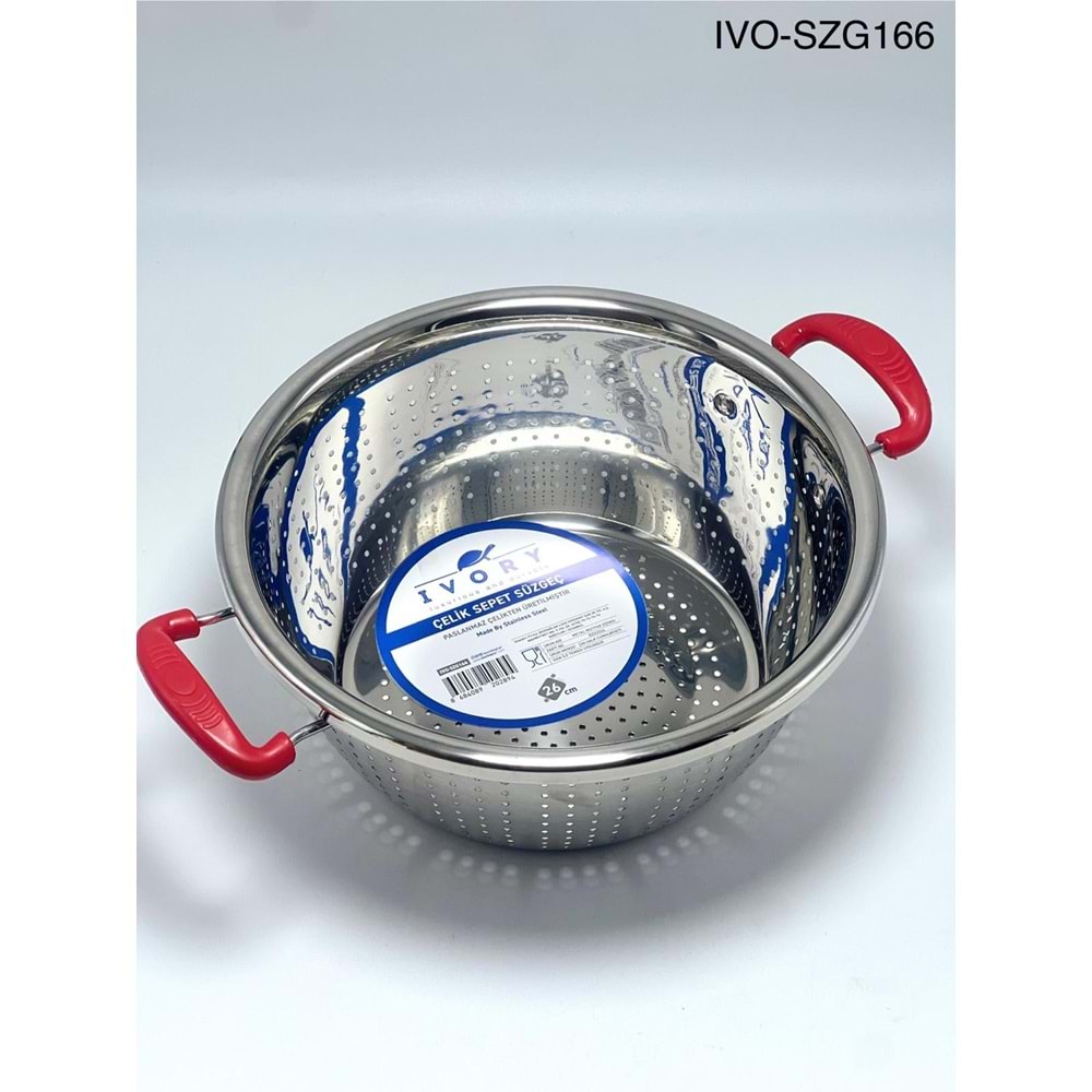 SÜZGEÇ 166 ÇİF KUPLU 26 CM ORT