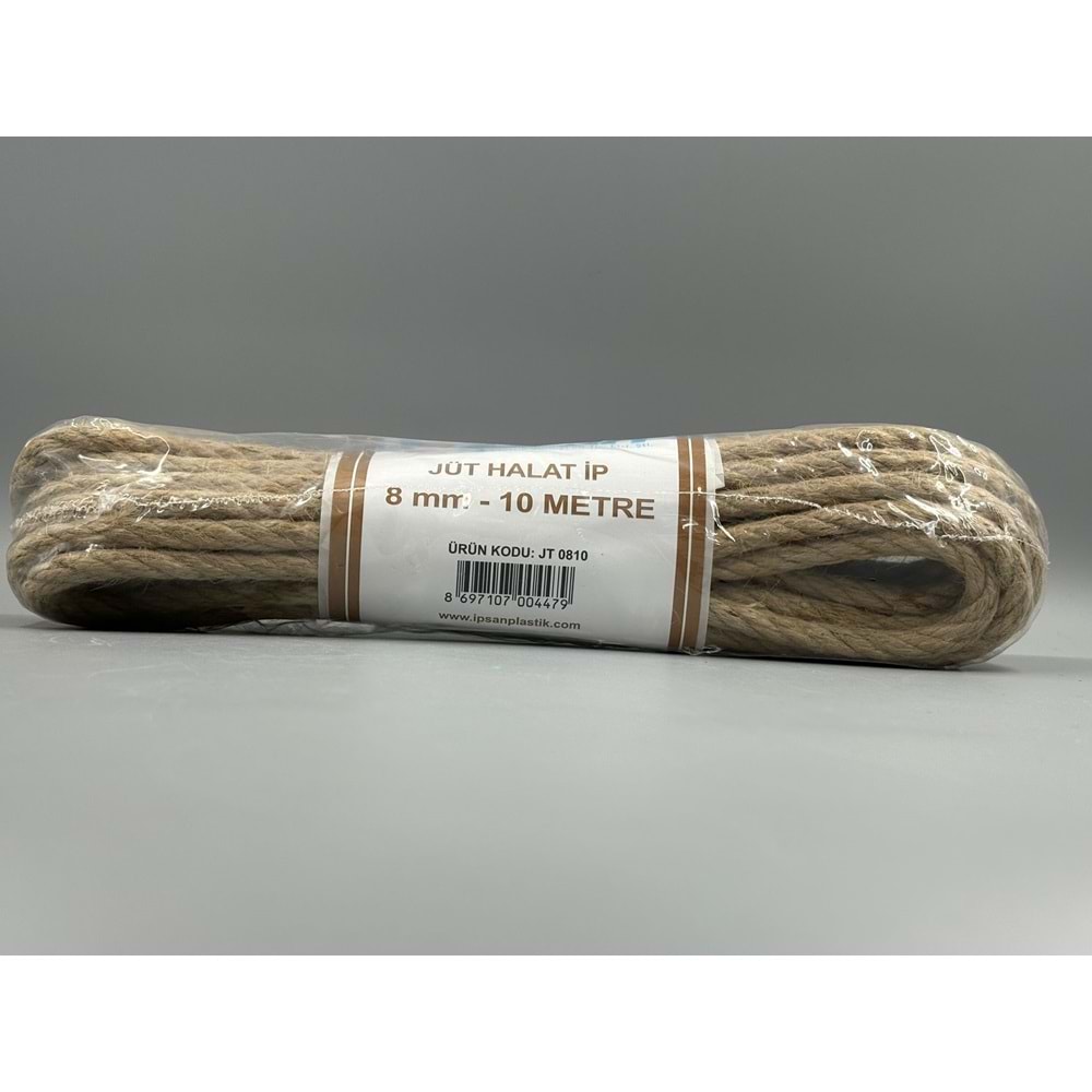 JÜT HALAT İPİ 8 MM 10 METRE İPSAN