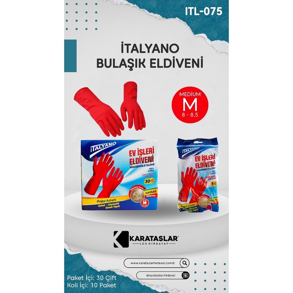 BULAŞIK ELDİVEN LATEX İTALYANO