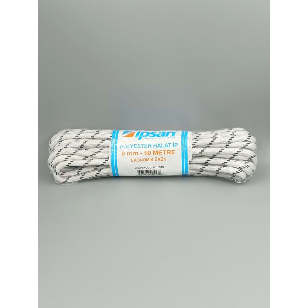 PY HALAT İPİ 8 MM 10 METRE İPSAN