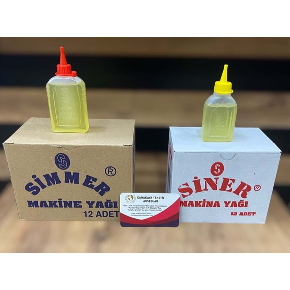 MAKİNE YAĞ BENEX SİNER