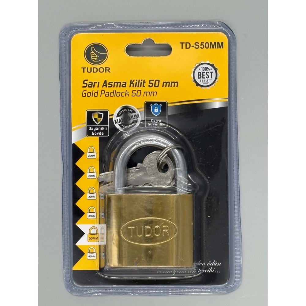 ASMA SARI 50 NO KISA KİLİT VKML