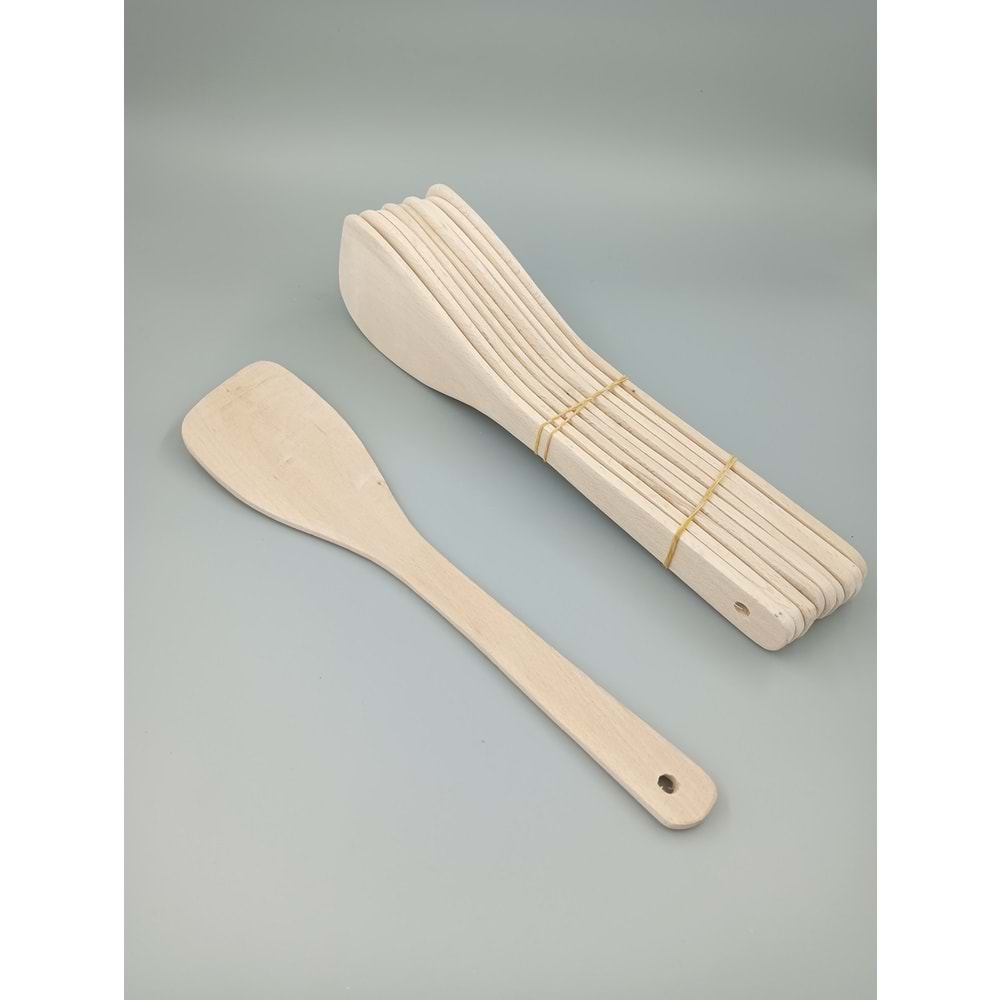 SPATULA ORTA YUVARLAK AĞAÇ İTHAL TARAKLI