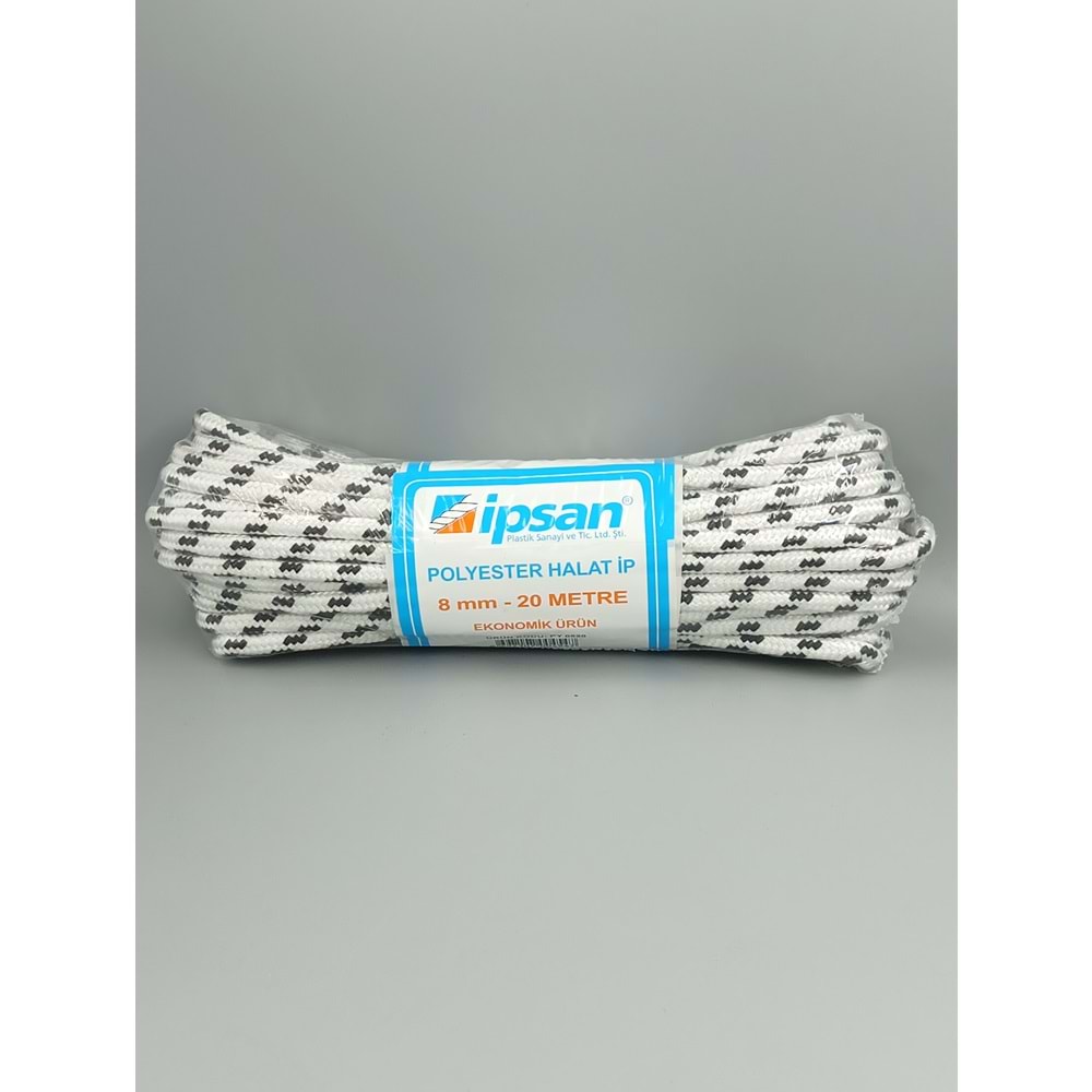 PY HALAT İPİ 8 MM 20 METRE İPSAN