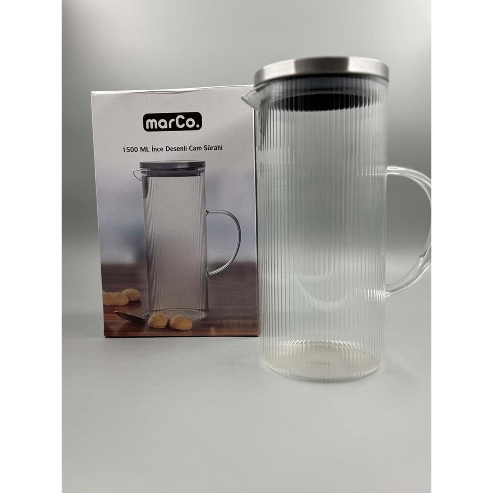 CAM 0013 ÇİZGİLİ SURAHİ