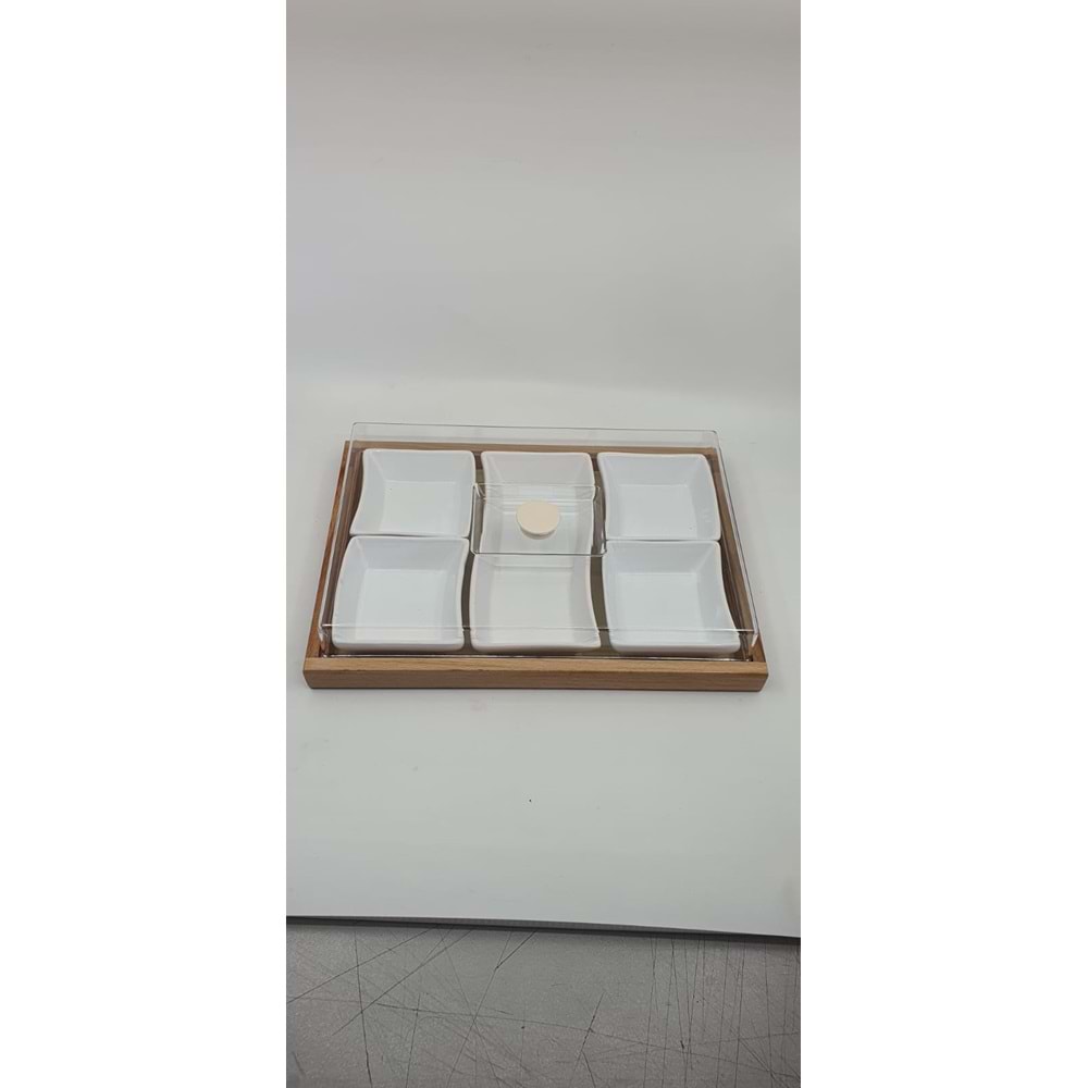 SİDE ECR AHŞAP 6 LI KAHVALTILIK