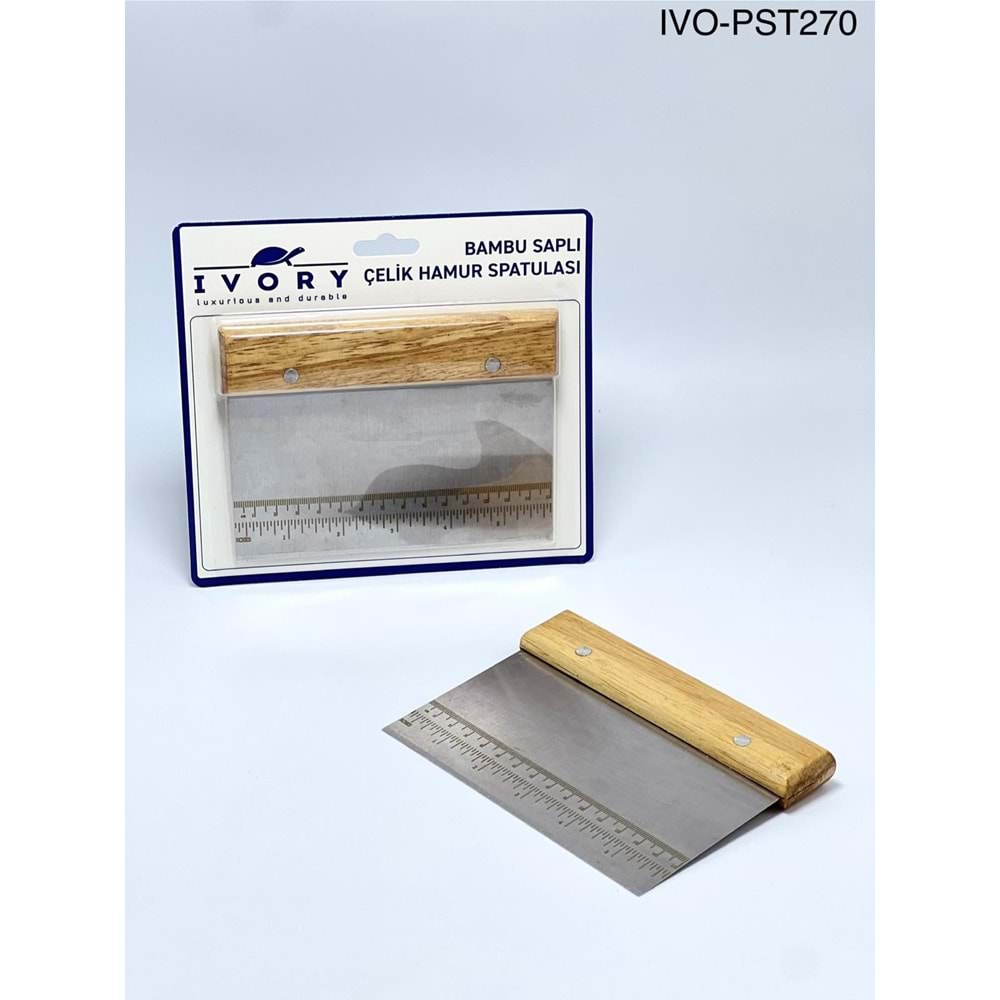 AĞAÇ PST270 METAL DÜZ SPATULA