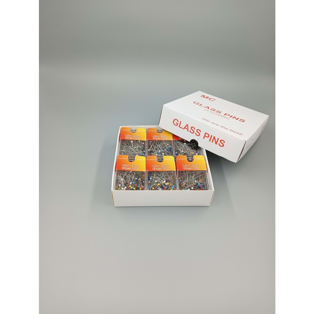 İĞNE GLASS PINS MC KARE 12 Lİ