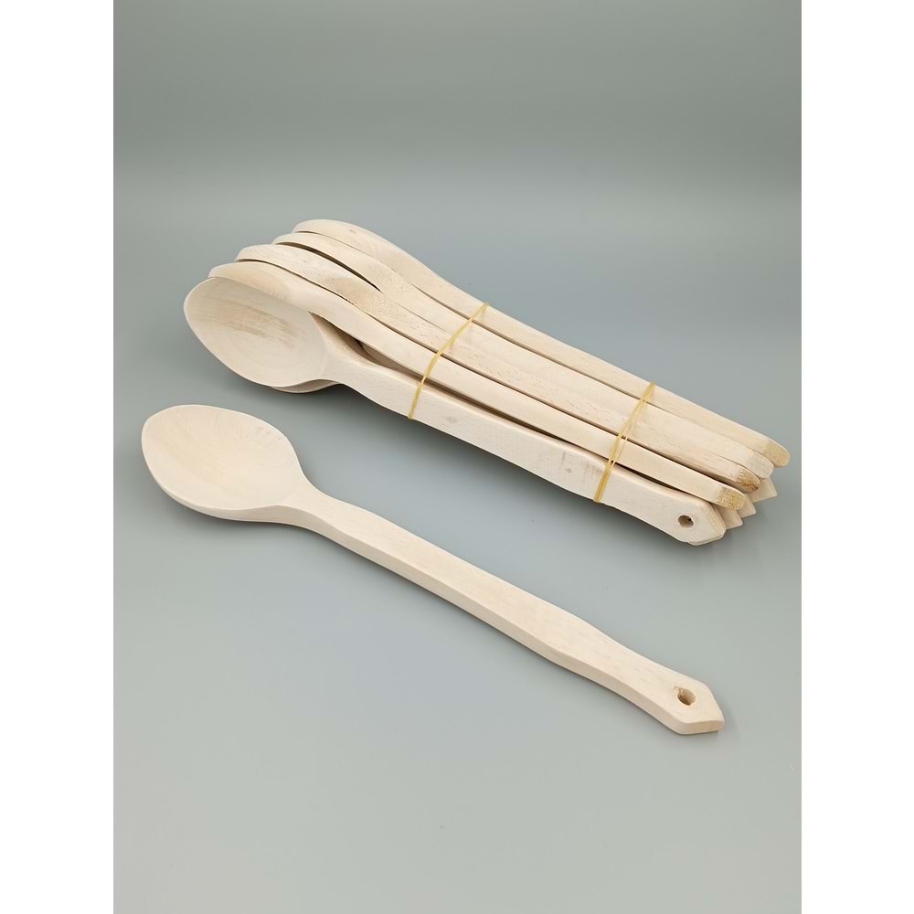 AĞAÇ KAŞIK ORTA SADE ASMALI TARAKLI