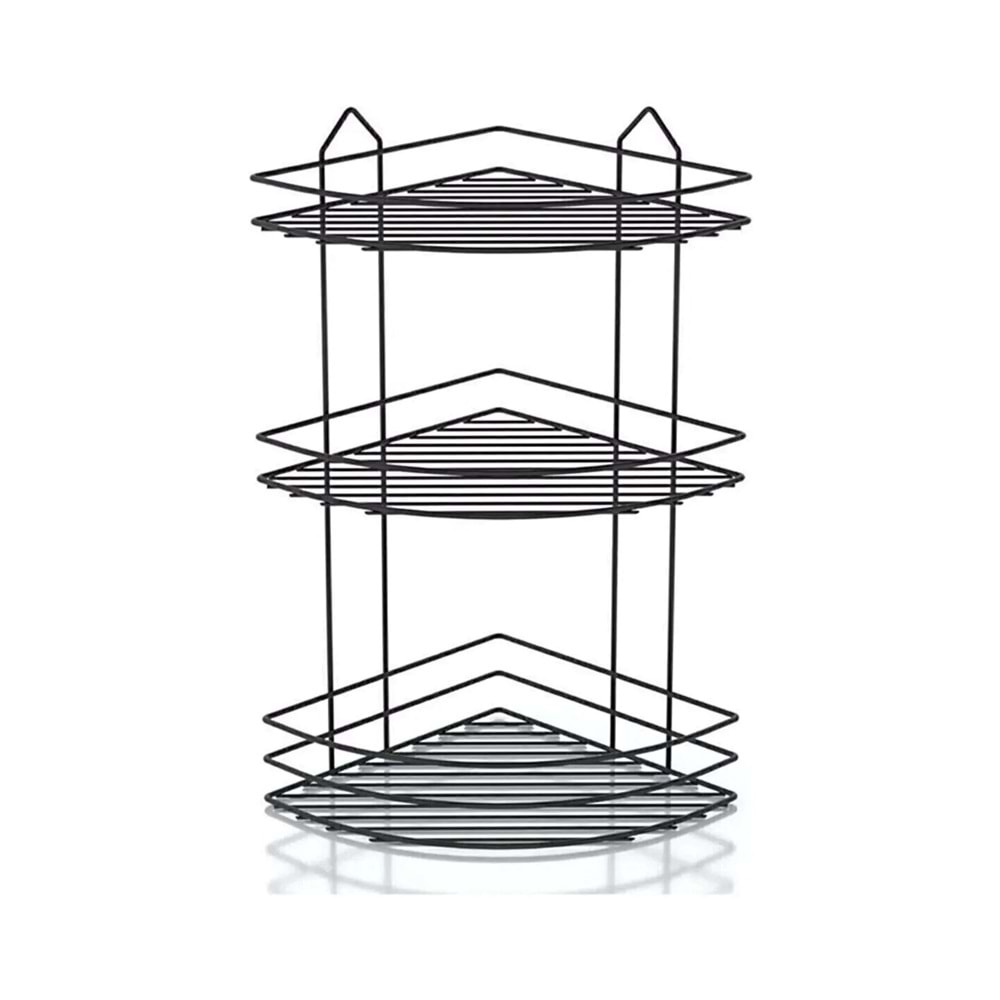 KÖŞELİK 3 KATLI SİYAH