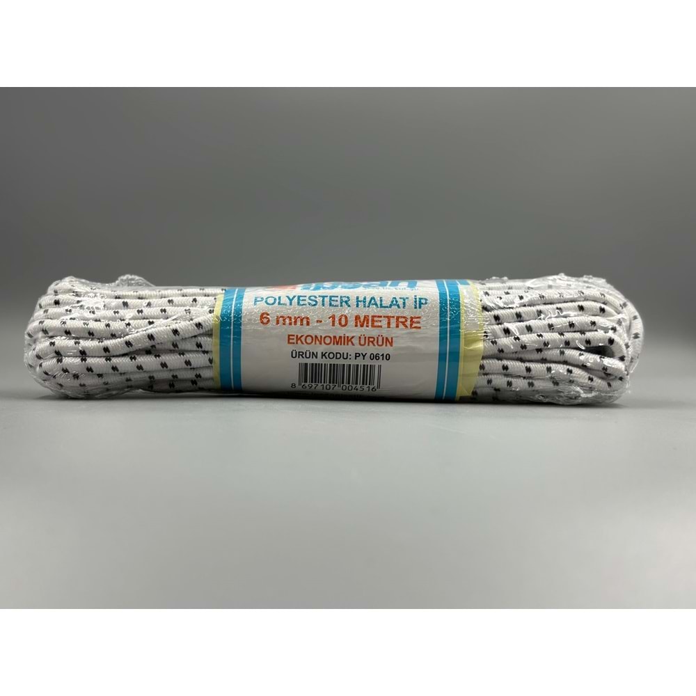 PY HALAT İPİ 6 MM 10 METRE İPSAN
