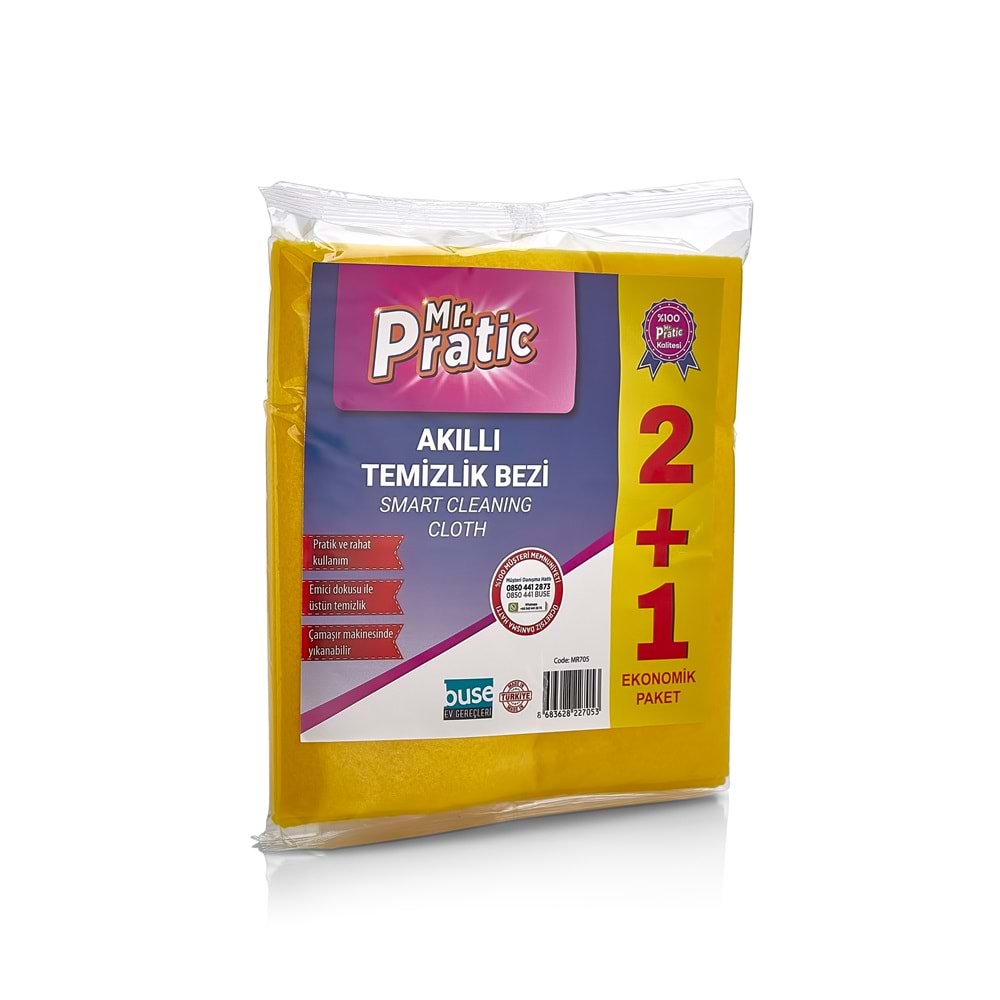 AKILLI 705 SARI TEMİZLİK BEZİ