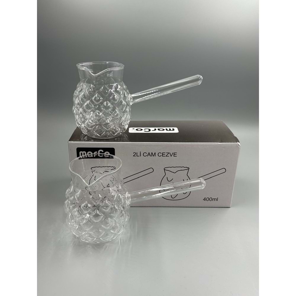 CAM 0030 CEZVE DESENLİ 2 Lİ