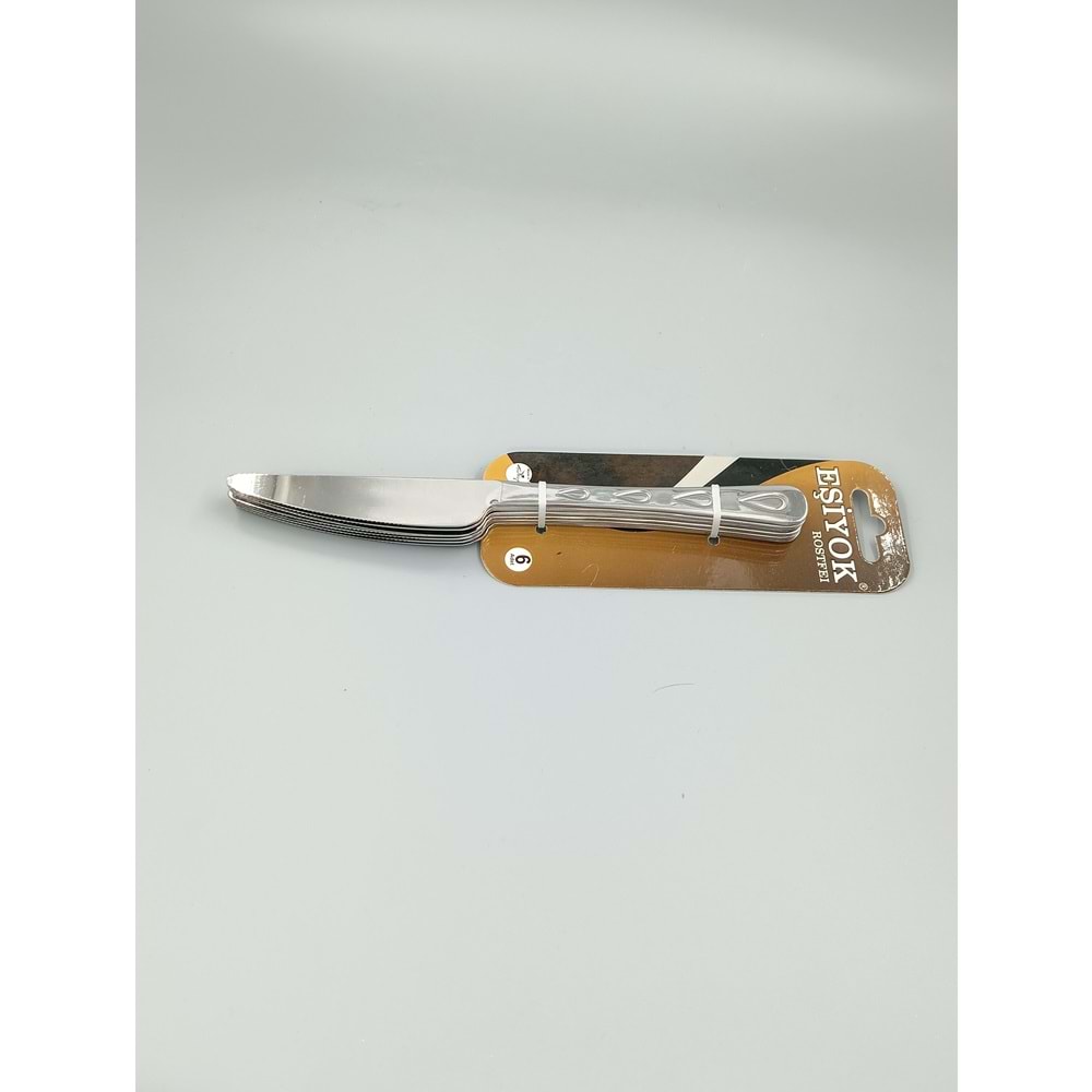 EŞİYOK DAMLA YEMEK BIÇAK 6 LI