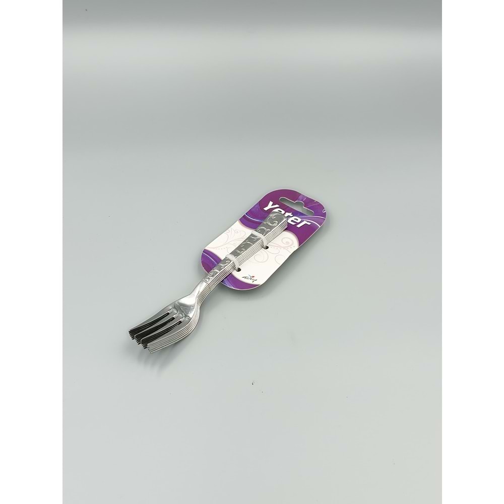 ÇİÇEKLİ TATLI ÇATAL 6 LI PK.