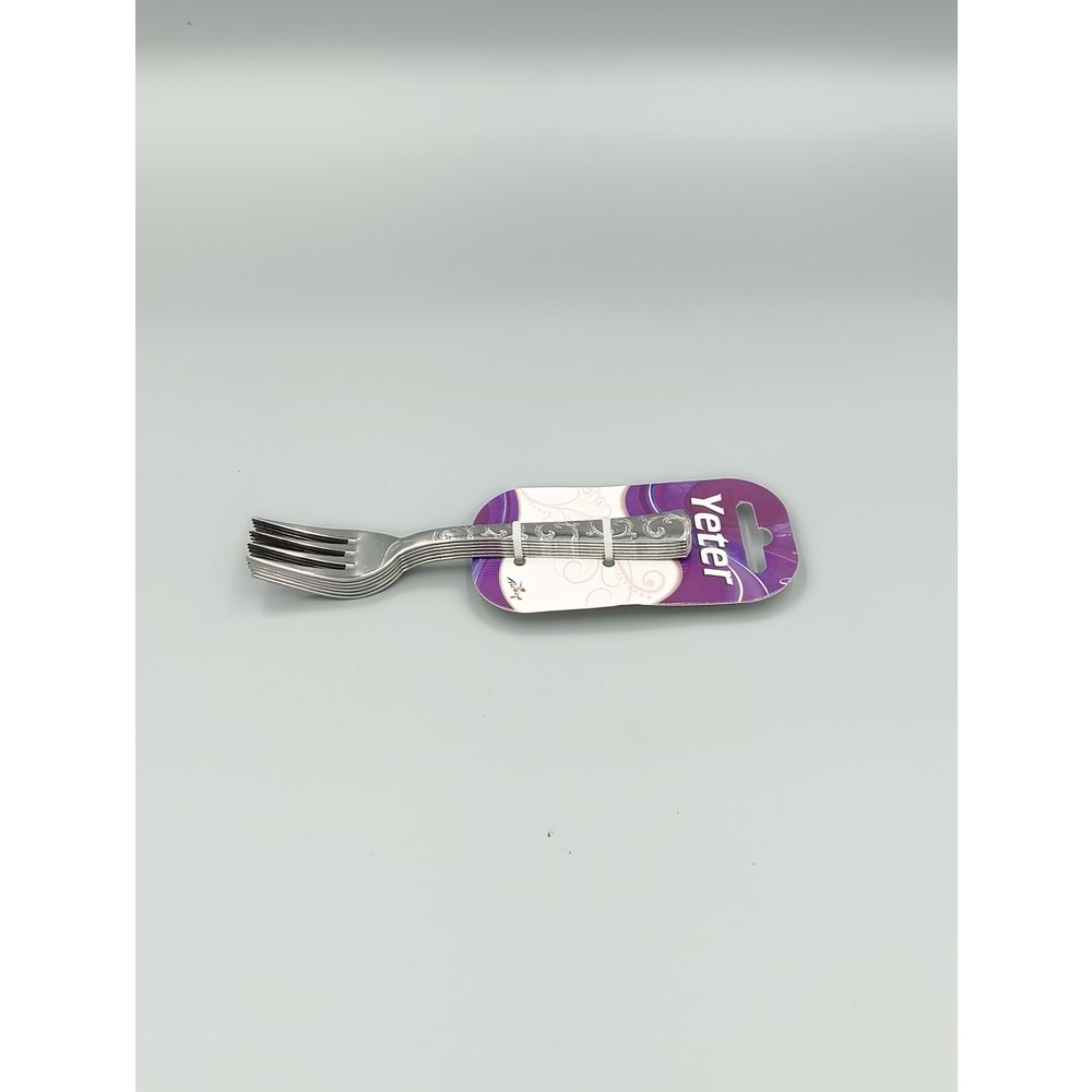 ÇİÇEKLİ TATLI ÇATAL 6 LI PK.