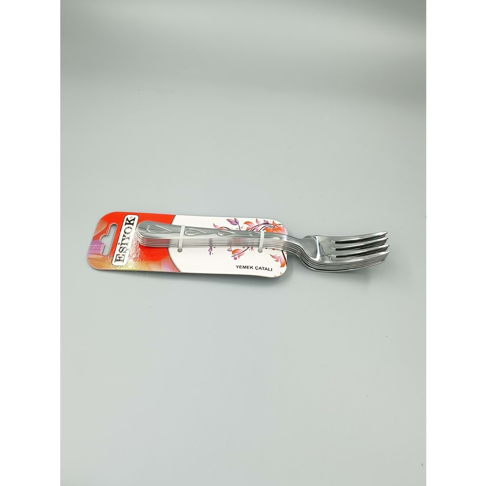 EŞİYOK DAMLA YEMEK ÇATAL 6 LI