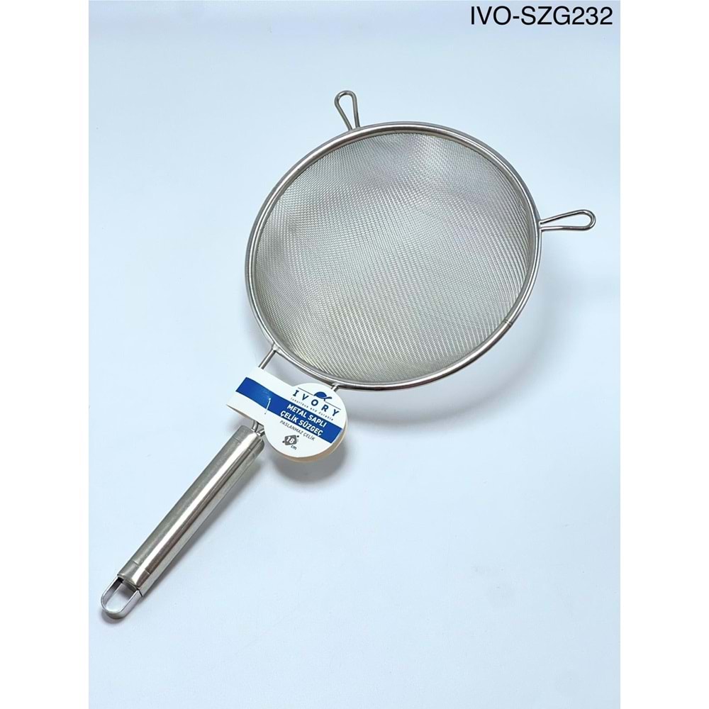 SÜZGEÇ SZG 232 METAL SAPLI 18 CM