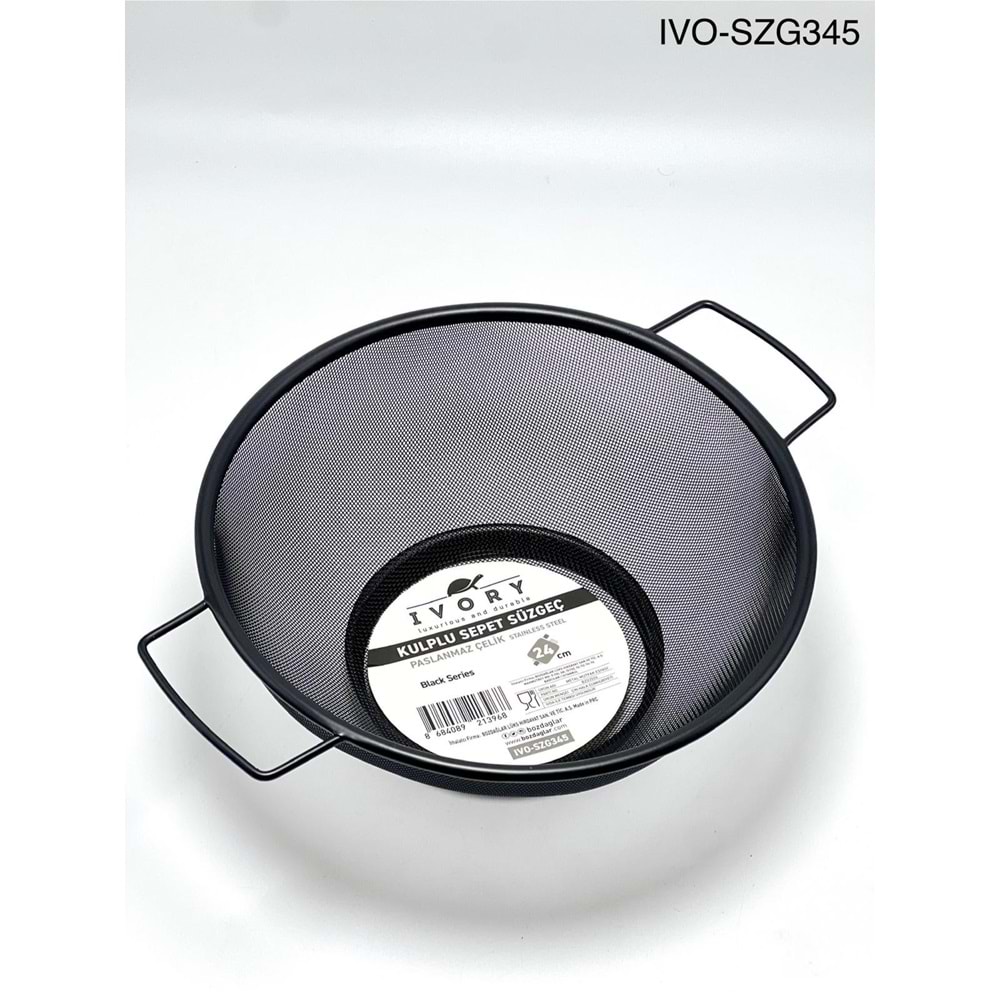 SÜZGEÇ SZG 345 KULPLU SİYAH BYK