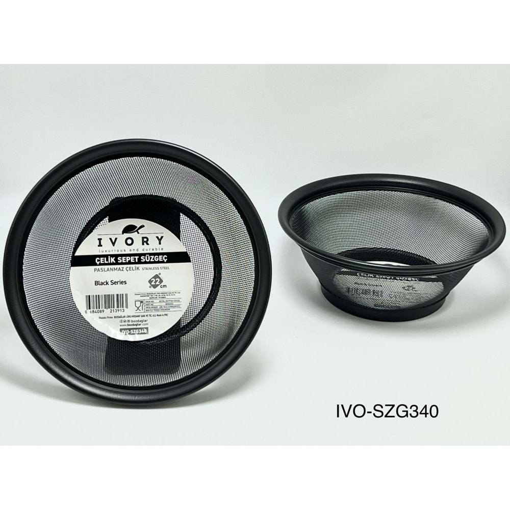 SÜZGEÇ SZG 340 YUV. SİYAH KÇK