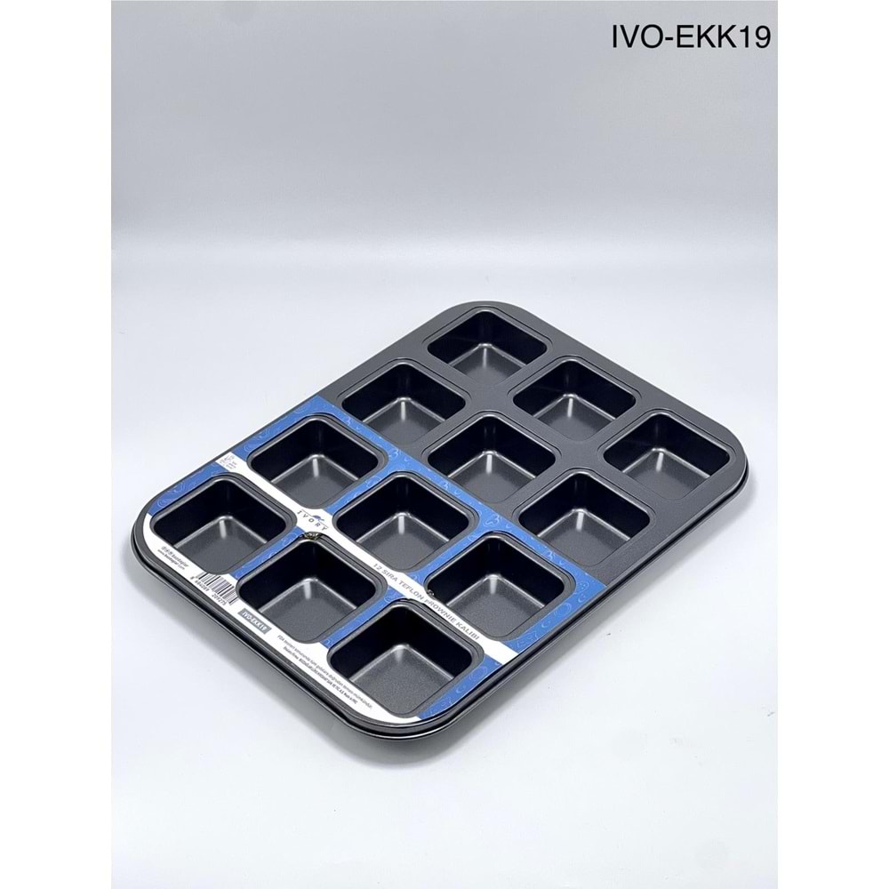 BROWNİ EKK19 KALIBI KARE 12 Lİ