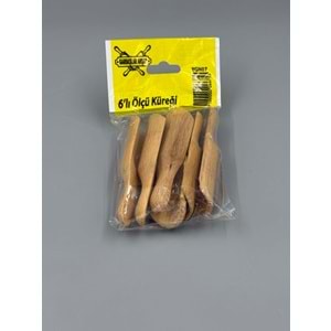 ÖLÇEK KÜREK 6 LI AĞAÇ