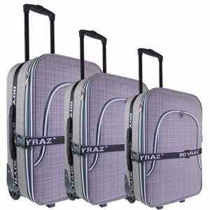 VALİZ 3 LÜ HAVLU 4 TEKER