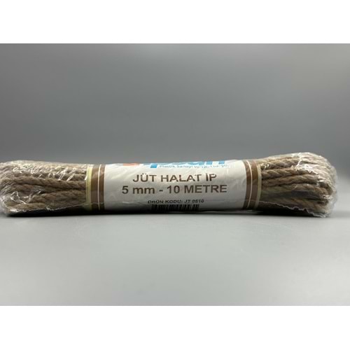 JÜT HALAT İPİ 5 MM 10 METRE İPSAN