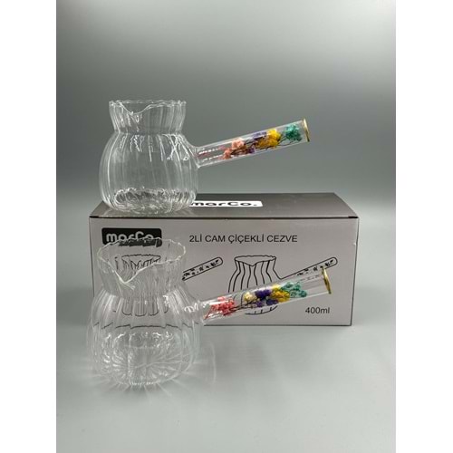 CAM 0046 CEZVE DESENLİ 2 Lİ