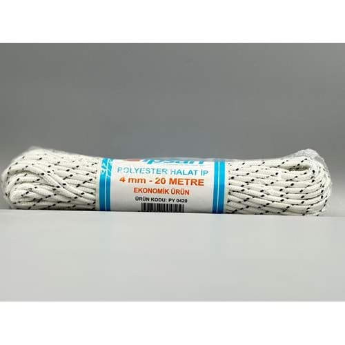 PY HALAT İPİ 4 MM 20 METRE İPSAN