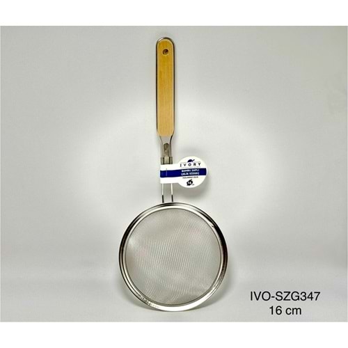 SÜZGEÇ 347 AHŞAP SAPLI 16 CM