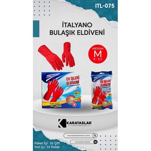 BULAŞIK ELDİVEN LATEX İTALYANO