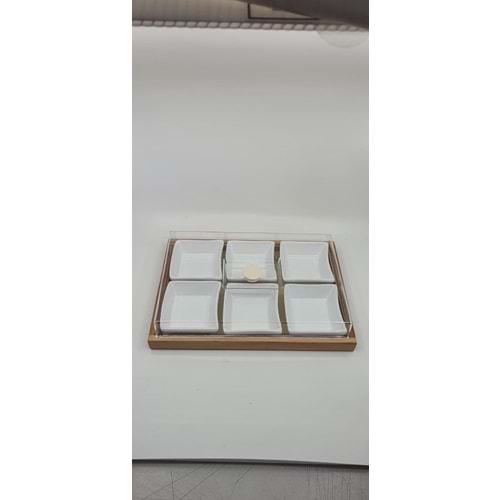 SİDE ECR AHŞAP 5 Lİ KAHVALTILIK