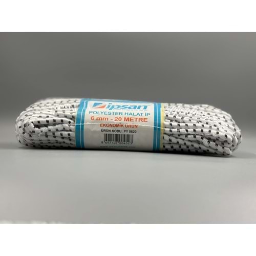 PY HALAT İPİ 6 MM 20 METRE İPSAN