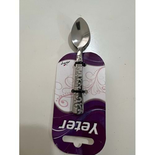 ÇİÇEKLİ TATLI KAŞIK 6 LI PK.