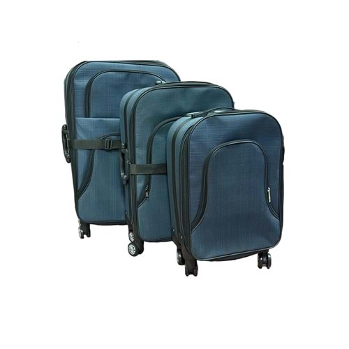 VALİZ 3 LÜ HAVLU 4 TEKER