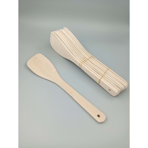SPATULA ORTA YUVARLAK AĞAÇ İTHAL TARAKLI