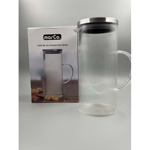 CAM 0013 ÇİZGİLİ SURAHİ