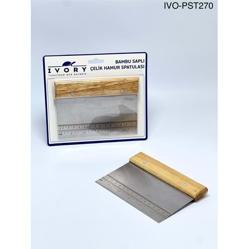 AĞAÇ PST270 METAL DÜZ SPATULA