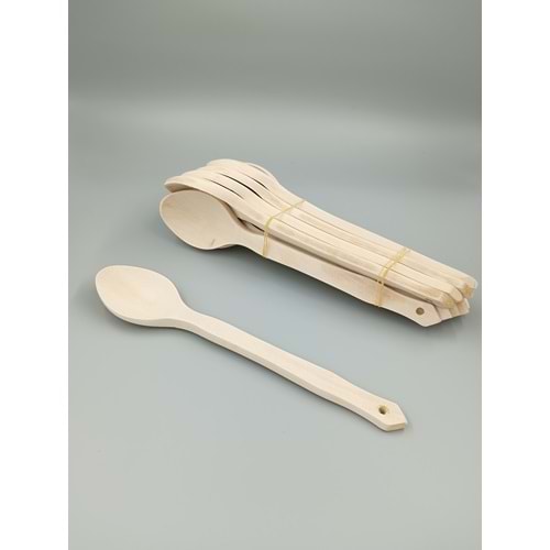 AĞAÇ KAŞIK BÜYÜK SADE ASMALI TARAKLI