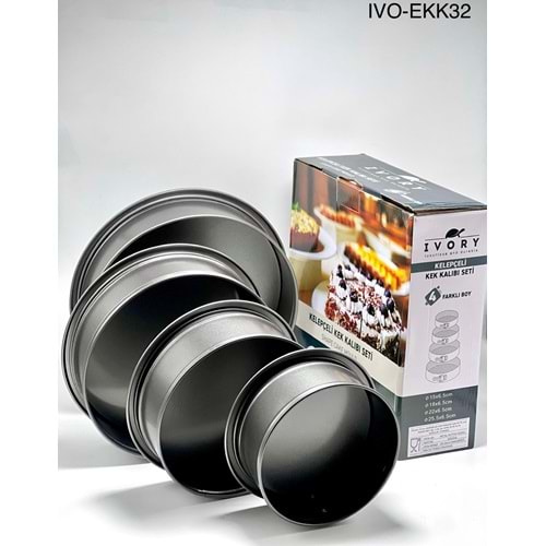 KELEPÇELİ EKK32 KEK KALIBI 4 LÜ