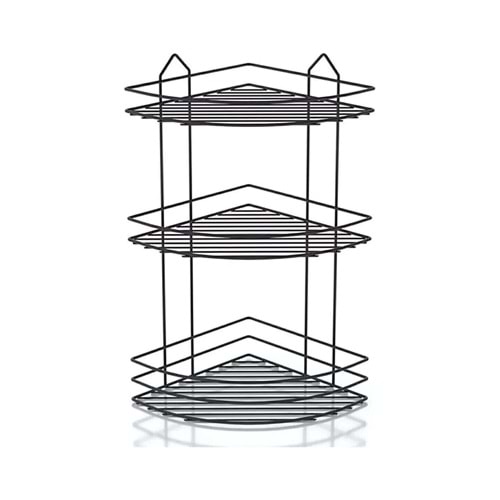 KÖŞELİK 3 KATLI SİYAH