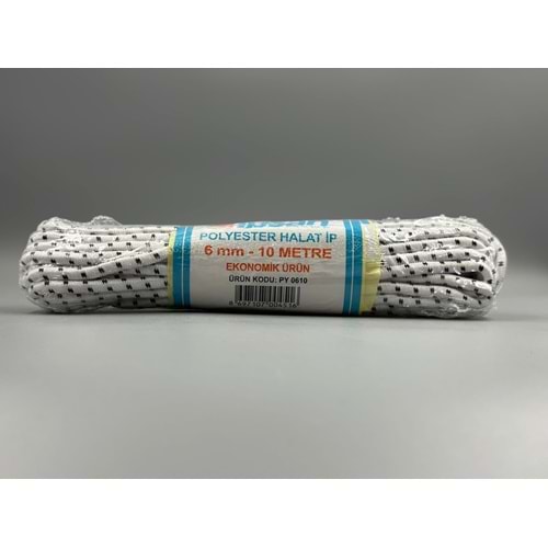 PY HALAT İPİ 6 MM 10 METRE İPSAN
