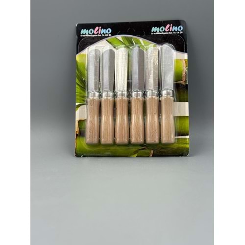 TEREYAGI 0334 AHŞAP 6 LI BIÇAK