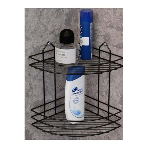 KÖŞELİK 2 KATLI SİYAH