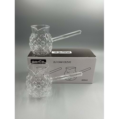 CAM 0030 CEZVE DESENLİ 2 Lİ