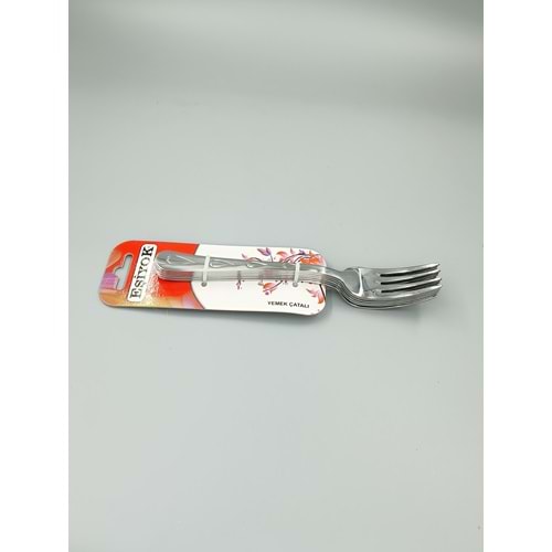 EŞİYOK DAMLA YEMEK ÇATAL 6 LI