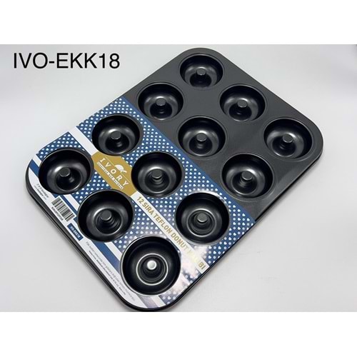 DONUT EKK18 12 Lİ KEK KALIBI