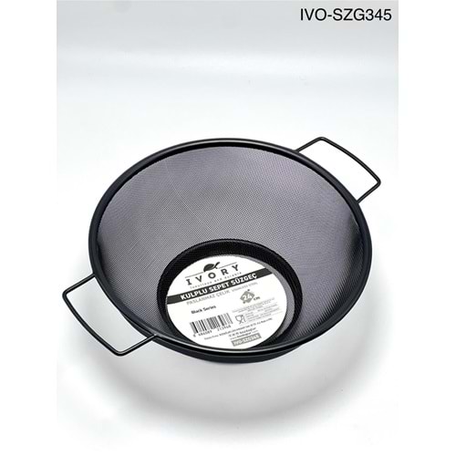 SÜZGEÇ SZG 345 KULPLU SİYAH BYK